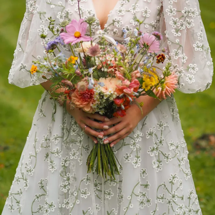 Individueller Brautstrauß für die Hochzeit